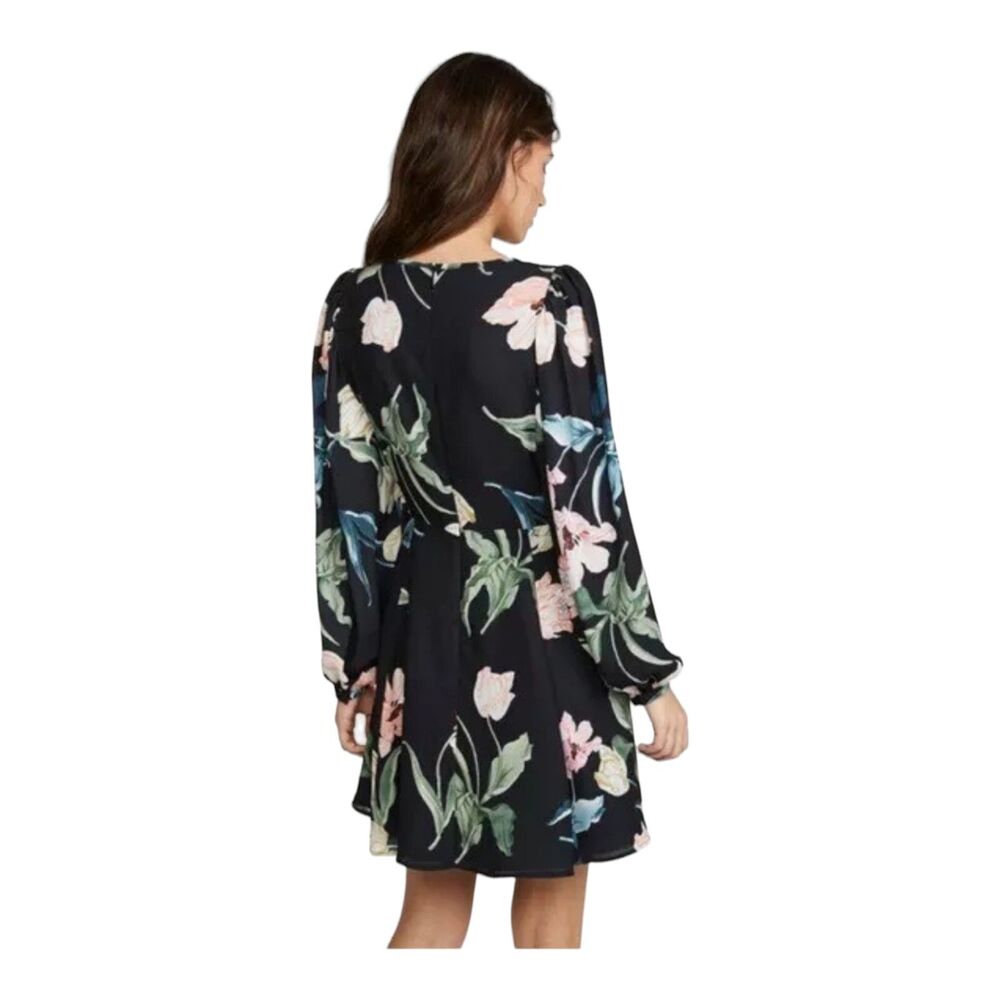 Yumi Kim Women's XS Floral Print Westview Black Wild Love Dress $218 - Picture 7 of 12